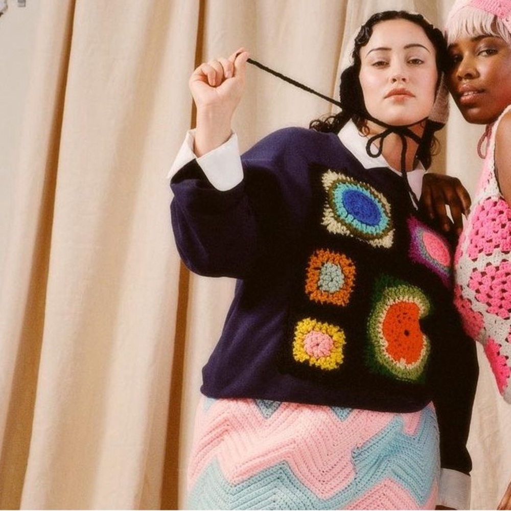 Hand Crochet Sweatshirt